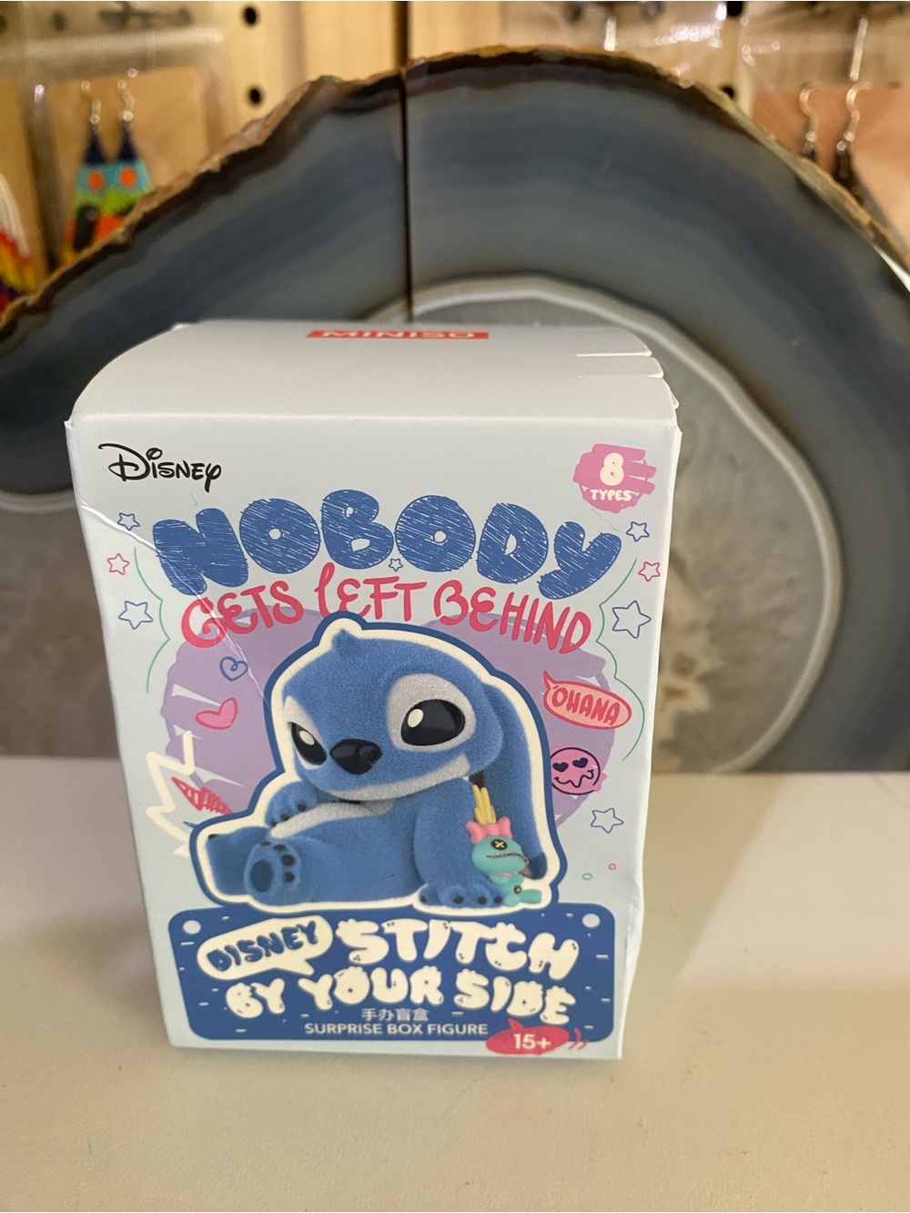Disney Stitch By Your Side Surprise Box Plush - Blue
